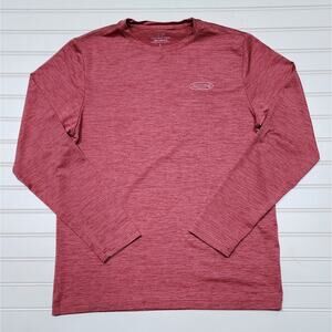 Vineyard Vines Boys Performance Long Sleeve Shirt Size L 16 Red